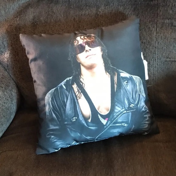 brett Hart/Shawn michaels slam Crate Pillow WWE WWF - Picture 2 of 6